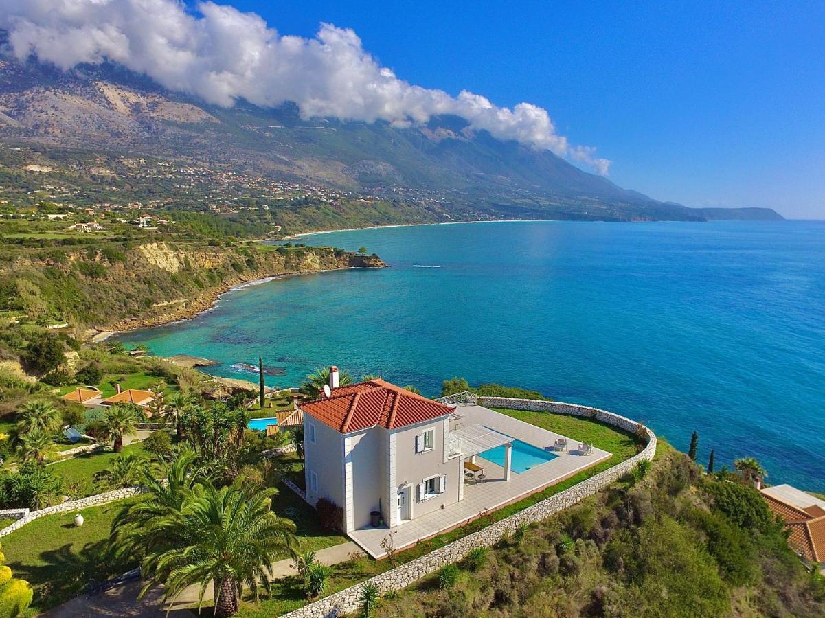 Seafront Villa Kefaloniaprivatevillas 트라페자키 외부 사진