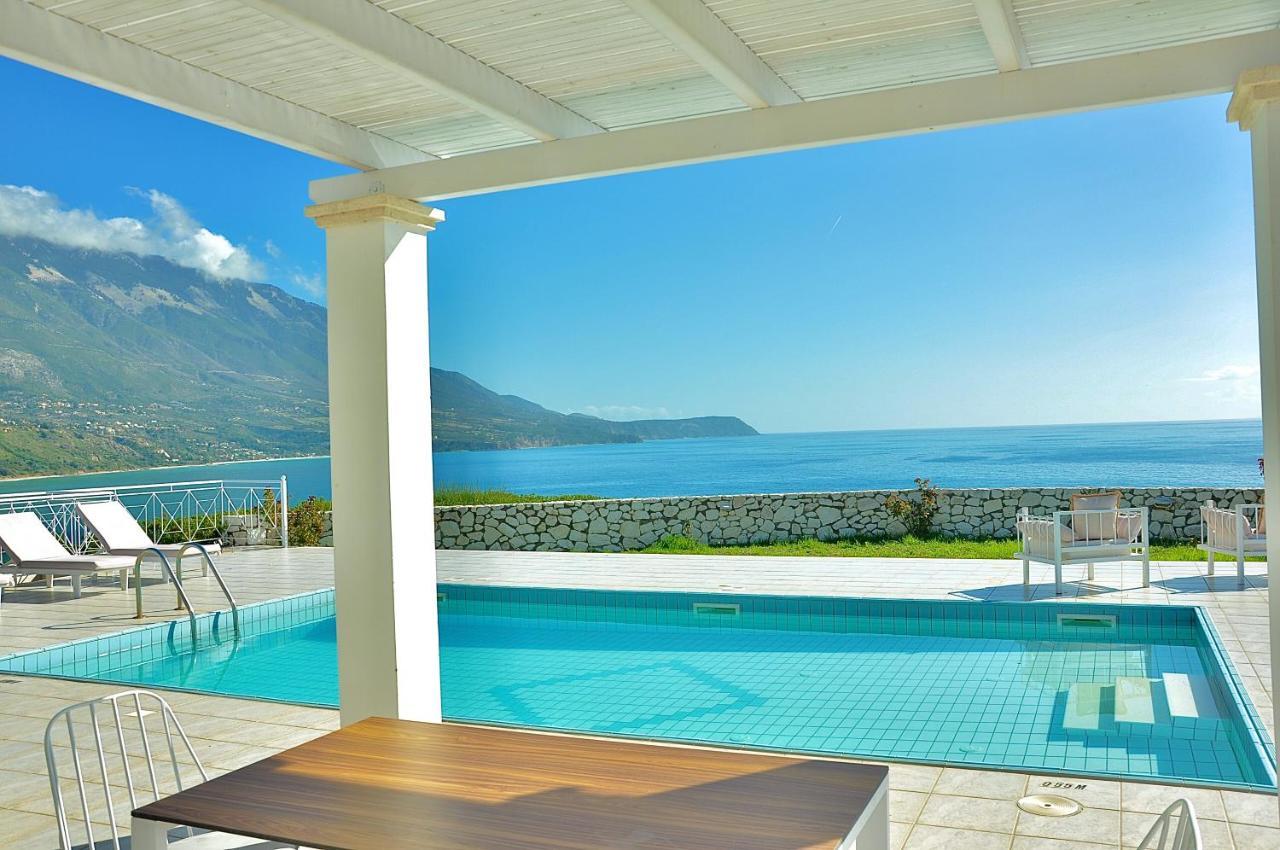 Seafront Villa Kefaloniaprivatevillas 트라페자키 외부 사진