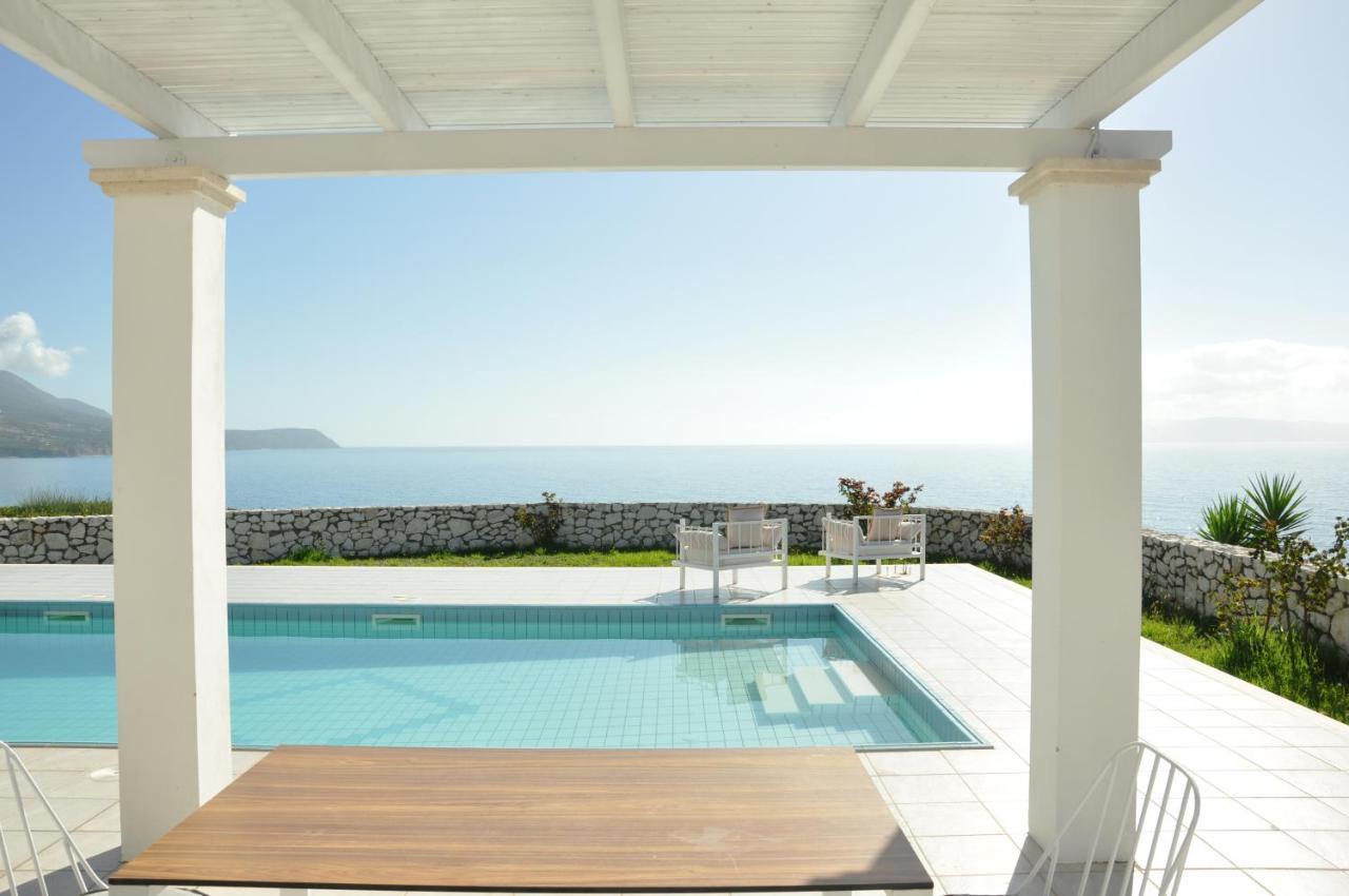 Seafront Villa Kefaloniaprivatevillas 트라페자키 외부 사진