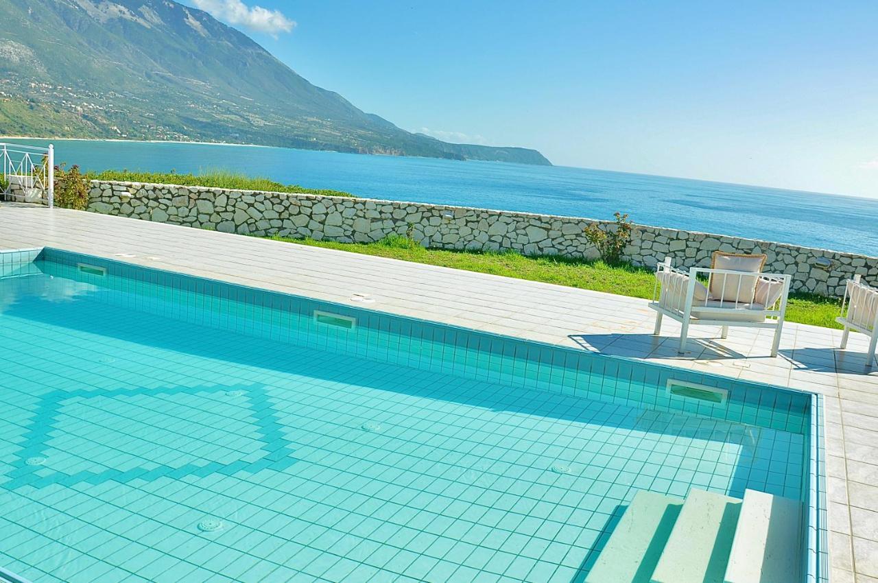 Seafront Villa Kefaloniaprivatevillas 트라페자키 외부 사진