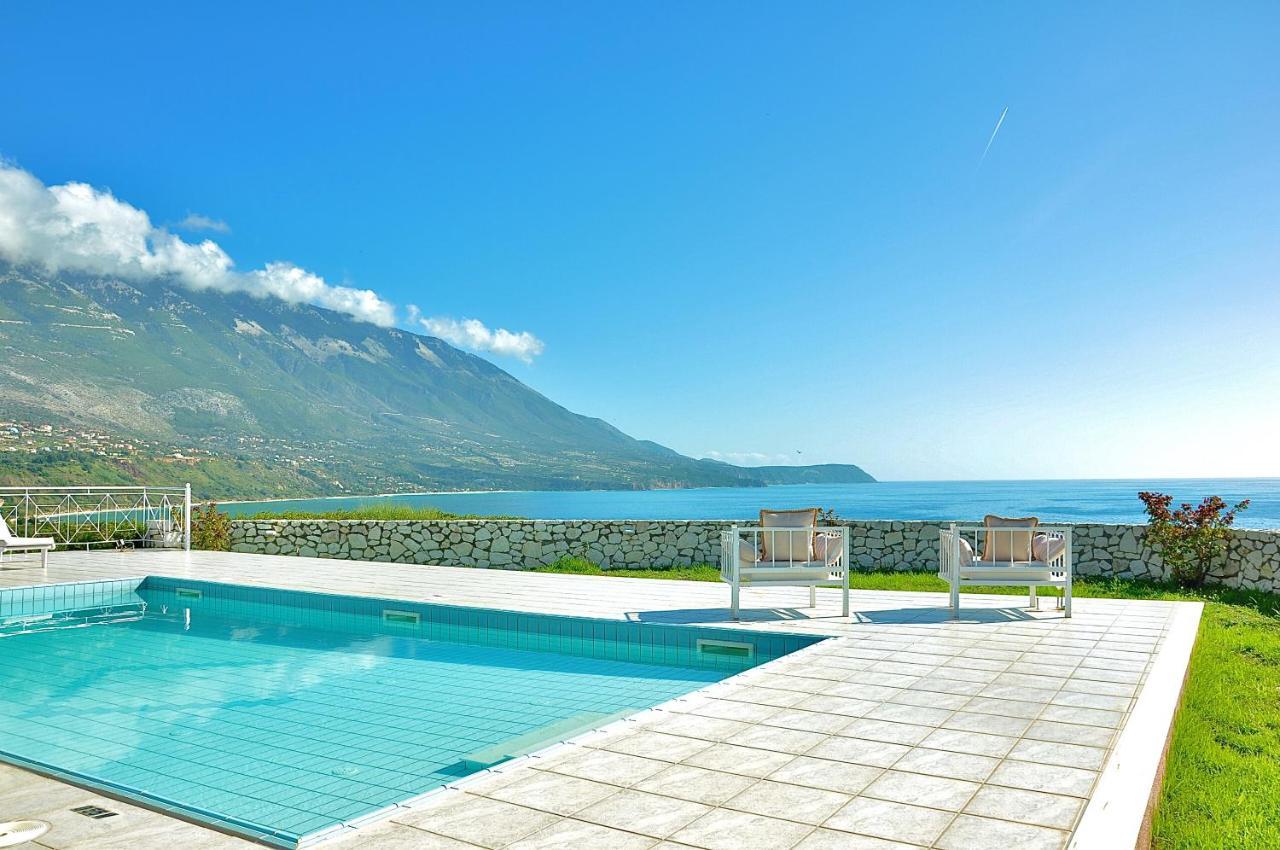 Seafront Villa Kefaloniaprivatevillas 트라페자키 외부 사진