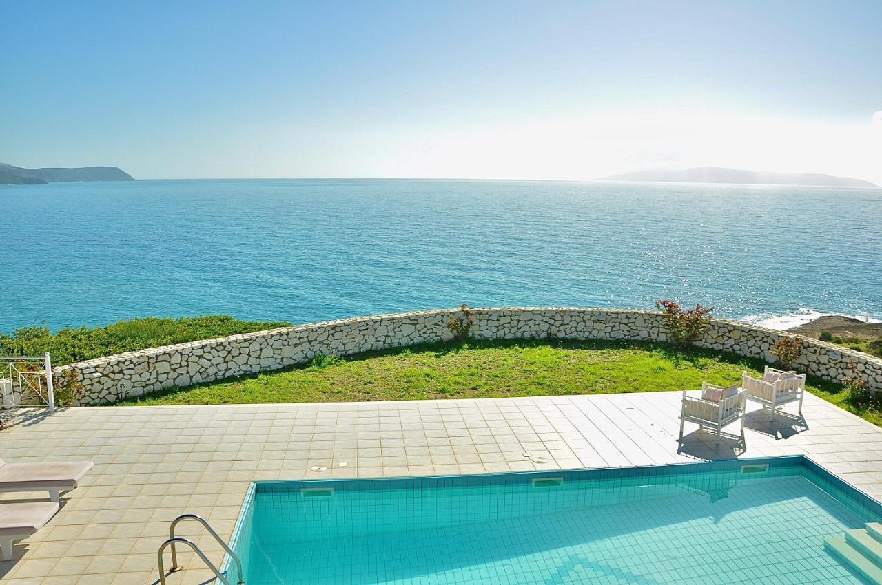 Seafront Villa Kefaloniaprivatevillas 트라페자키 외부 사진