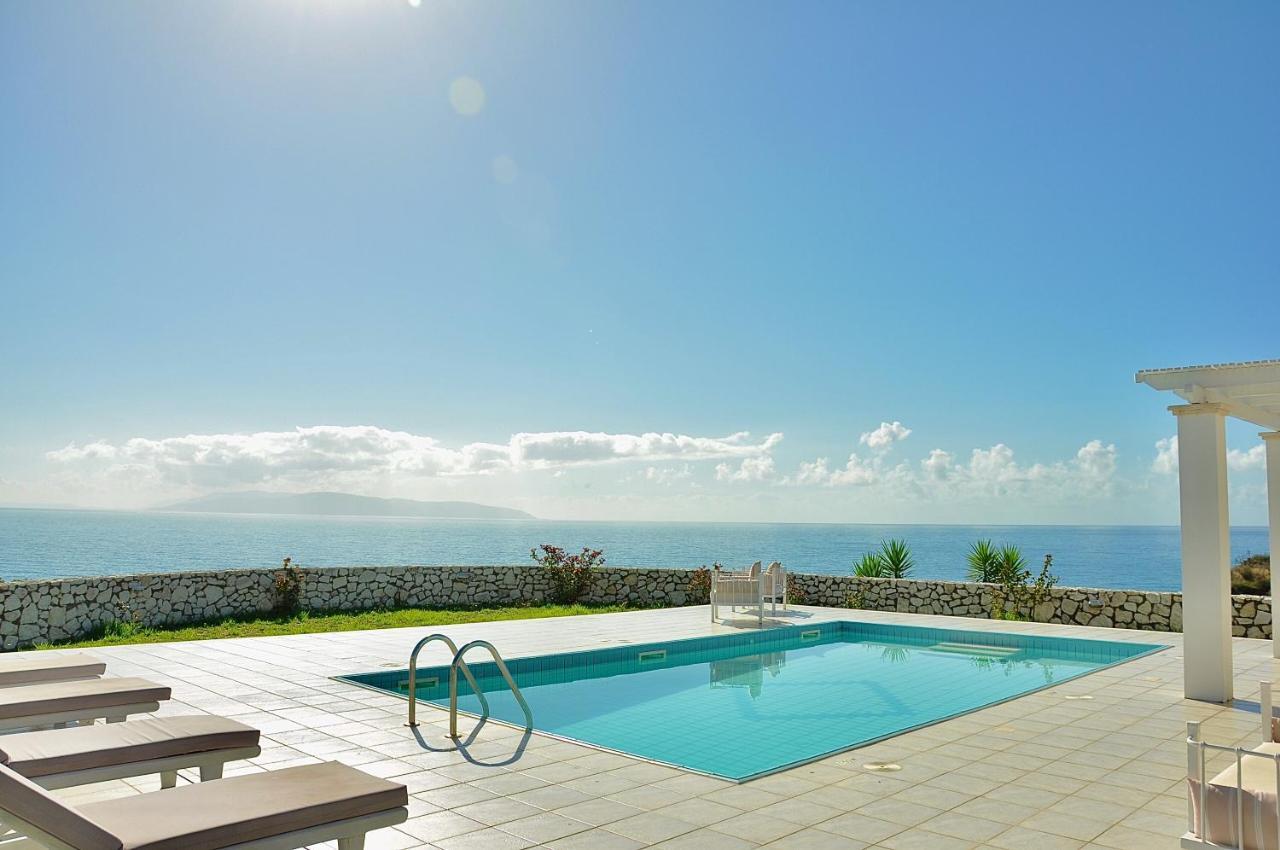 Seafront Villa Kefaloniaprivatevillas 트라페자키 외부 사진