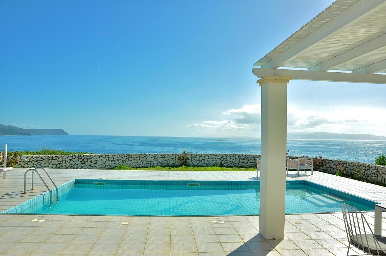 Seafront Villa Kefaloniaprivatevillas 트라페자키 외부 사진