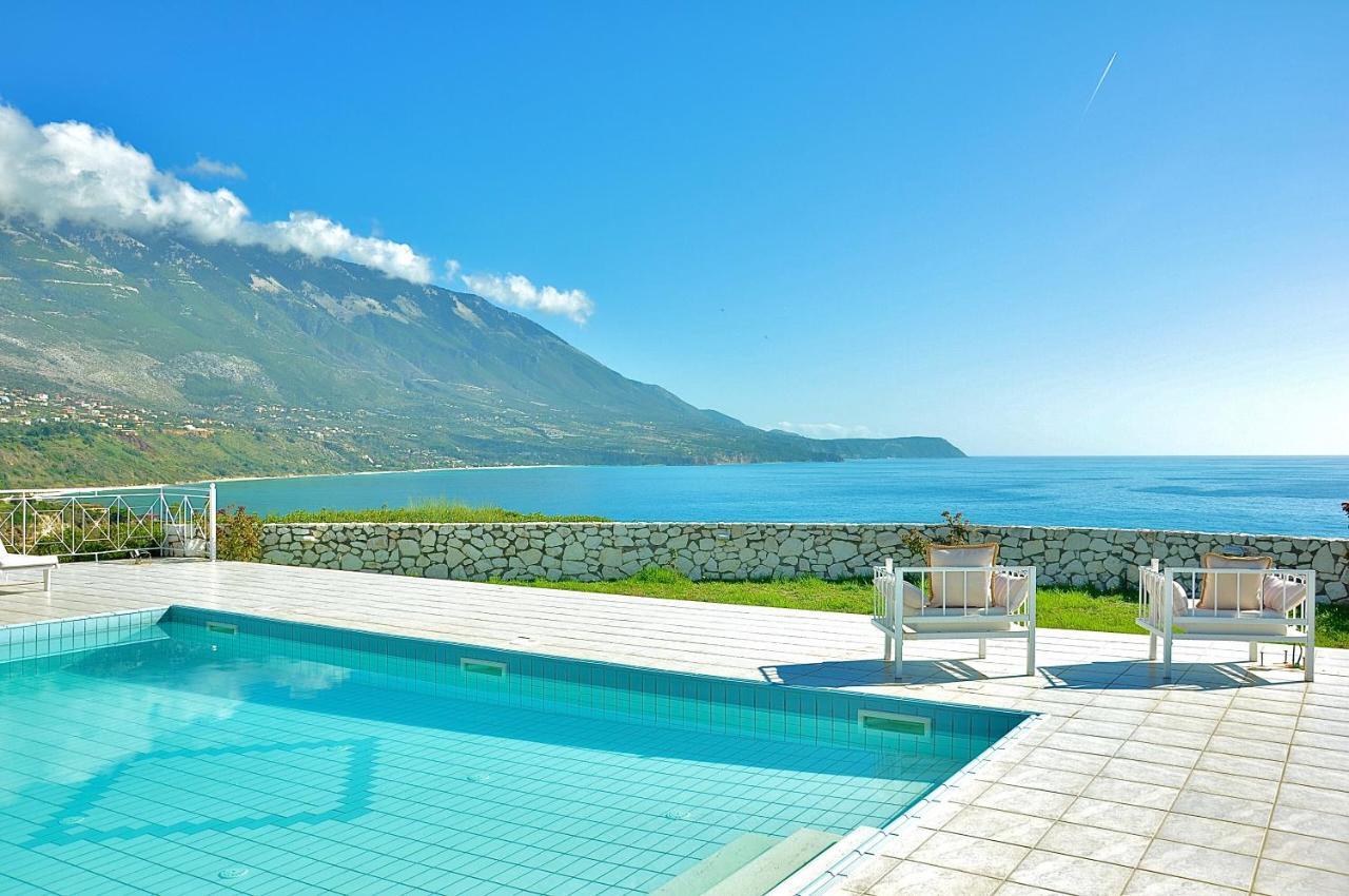 Seafront Villa Kefaloniaprivatevillas 트라페자키 외부 사진