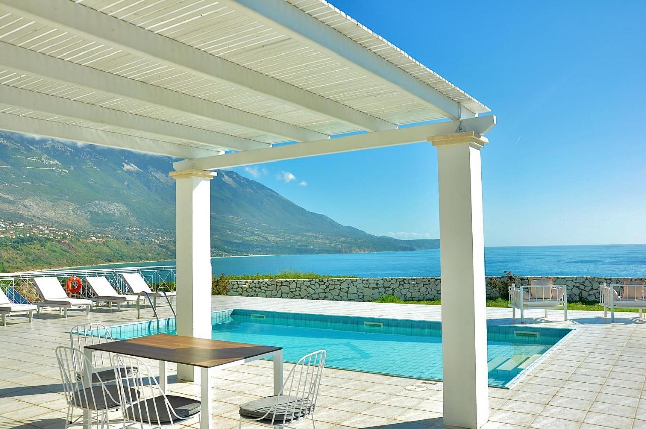 Seafront Villa Kefaloniaprivatevillas 트라페자키 외부 사진