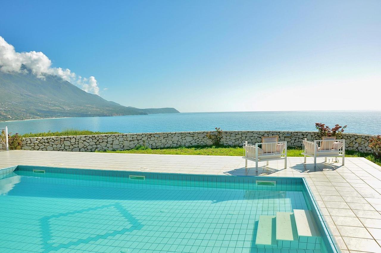 Seafront Villa Kefaloniaprivatevillas 트라페자키 외부 사진