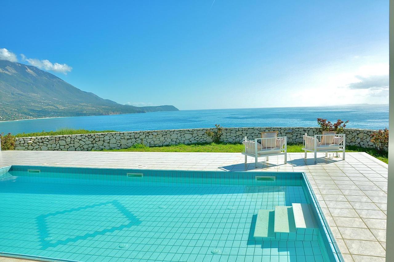 Seafront Villa Kefaloniaprivatevillas 트라페자키 외부 사진