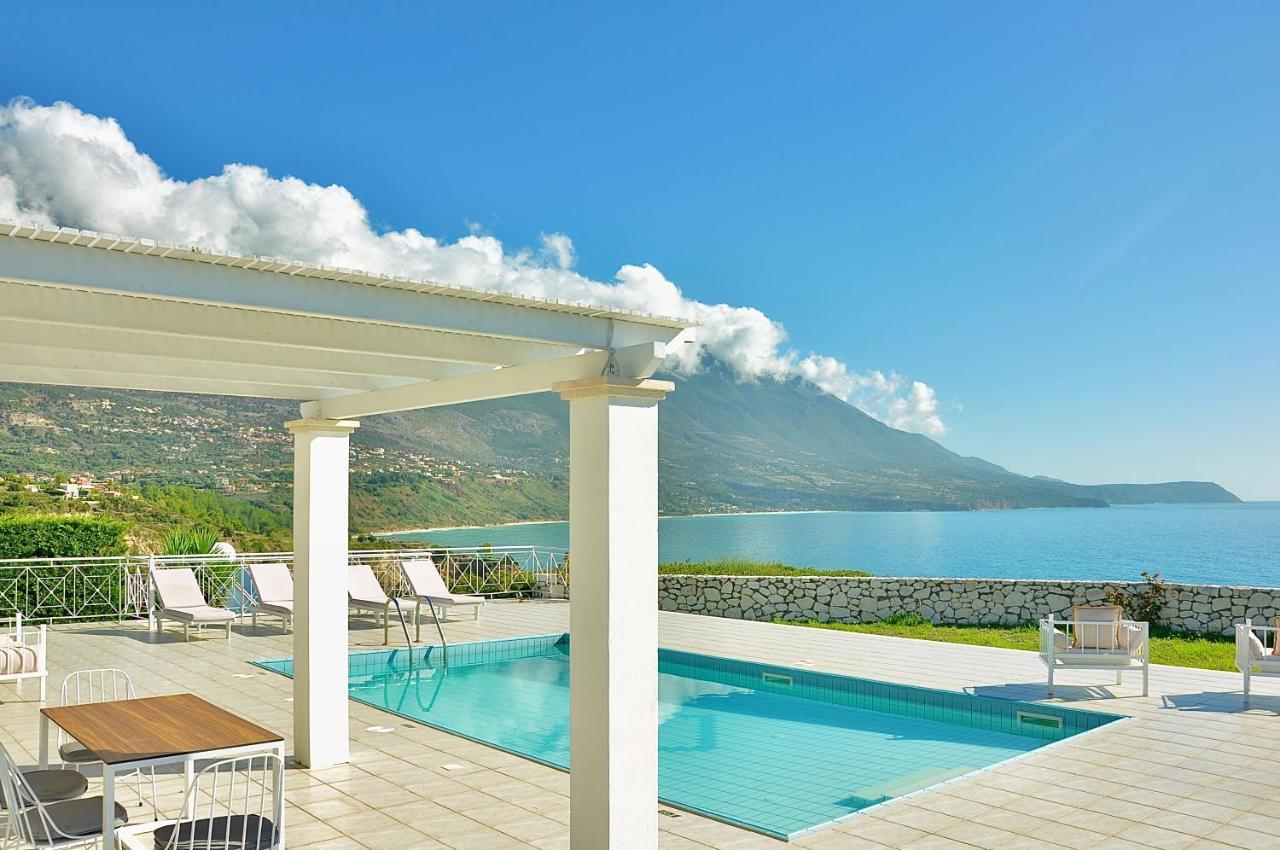 Seafront Villa Kefaloniaprivatevillas 트라페자키 외부 사진