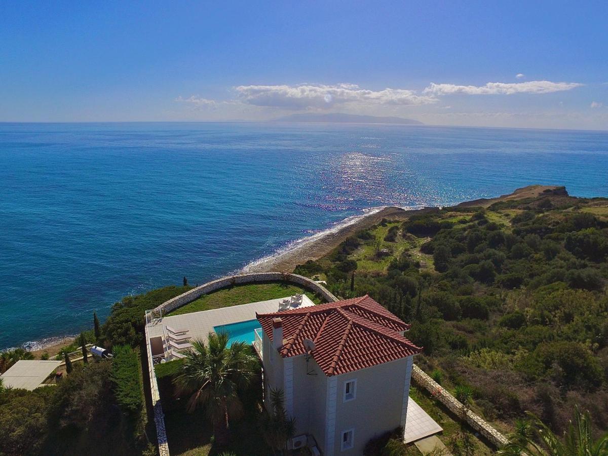 Seafront Villa Kefaloniaprivatevillas 트라페자키 외부 사진